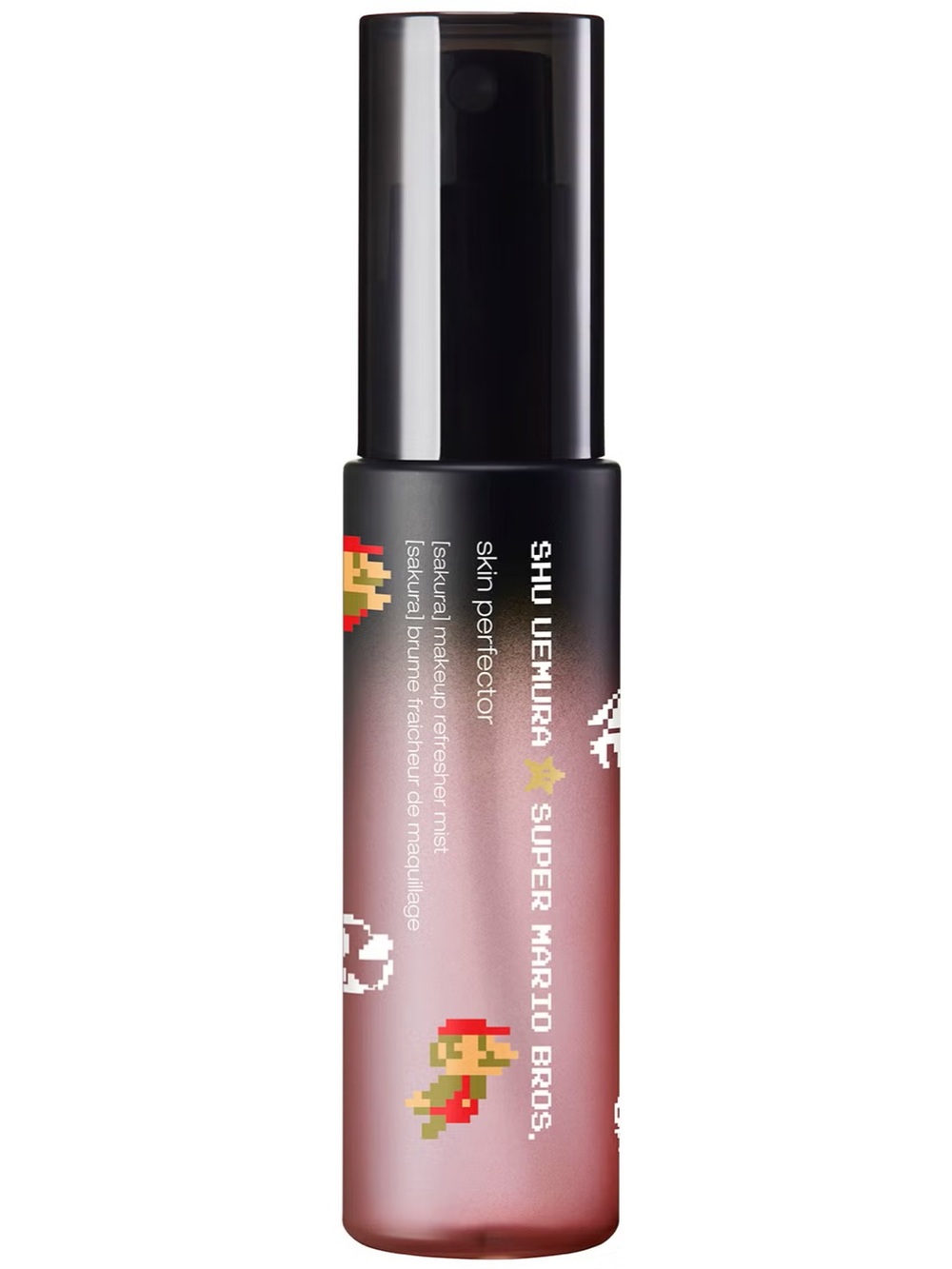 NIB Shu Uemura Super Mario Bros. Skin Perfector Makeup Refresher Mist in Sakura